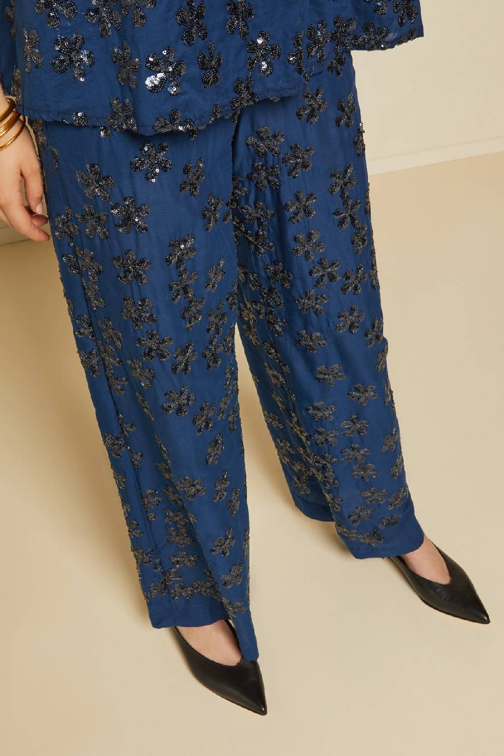 Ottod'Ame Trousers With Sequins