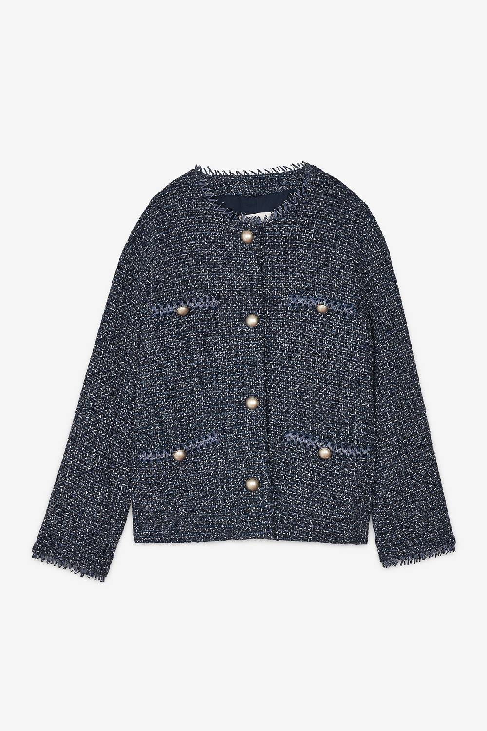 Ottod'Ame Tweed Jacket With Buttons