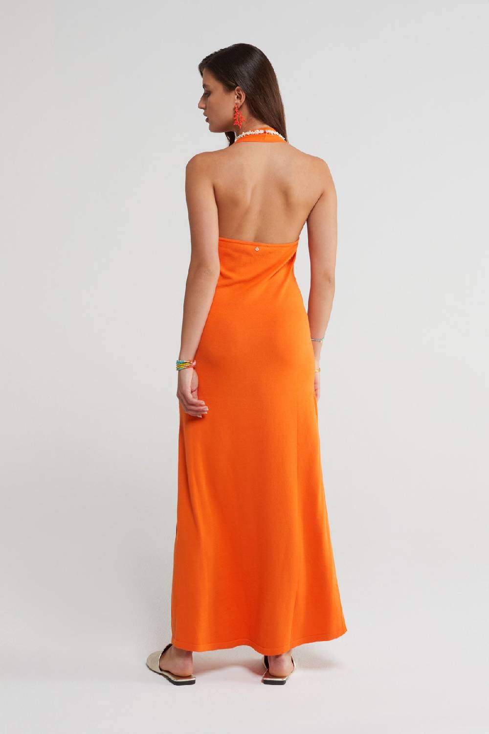 Ottod'Ame V-neck Long Dress