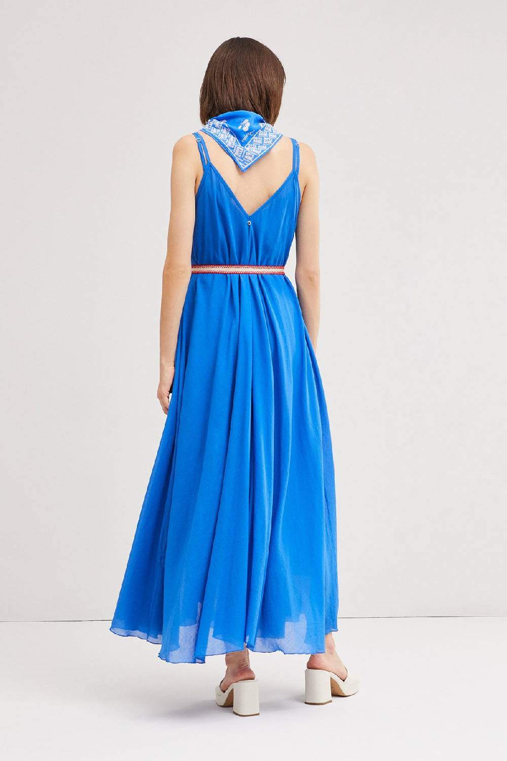 Ottod'Ame V-neck Long Dress