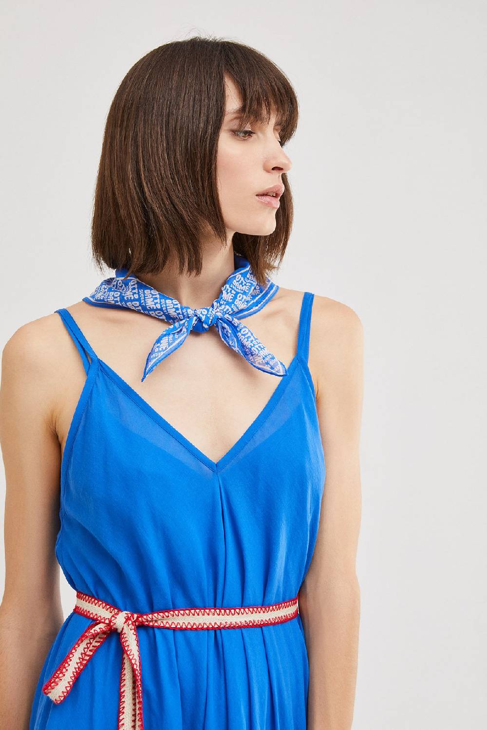 Ottod'Ame V-neck Long Dress