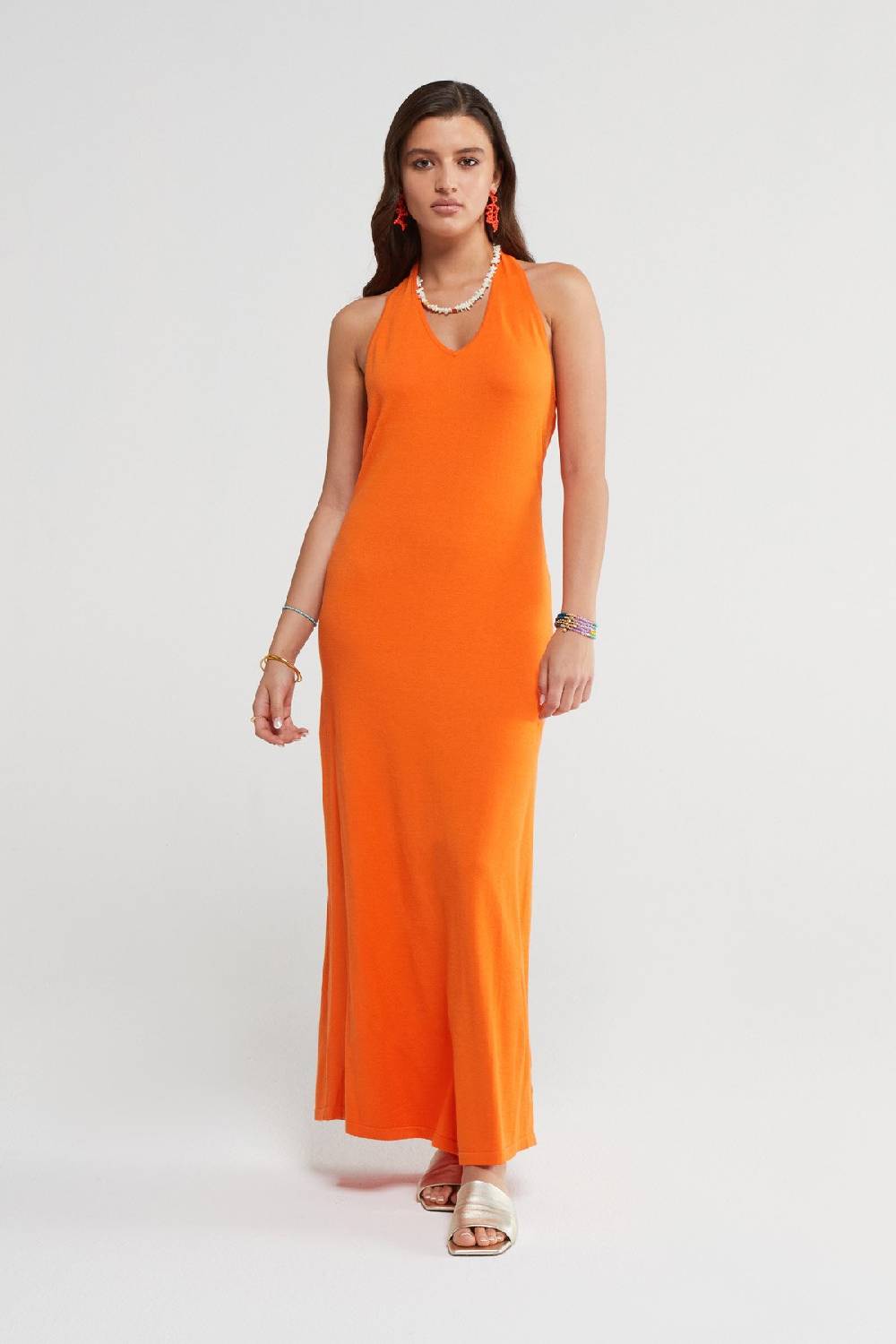 ottod'Ame V-neck long dress