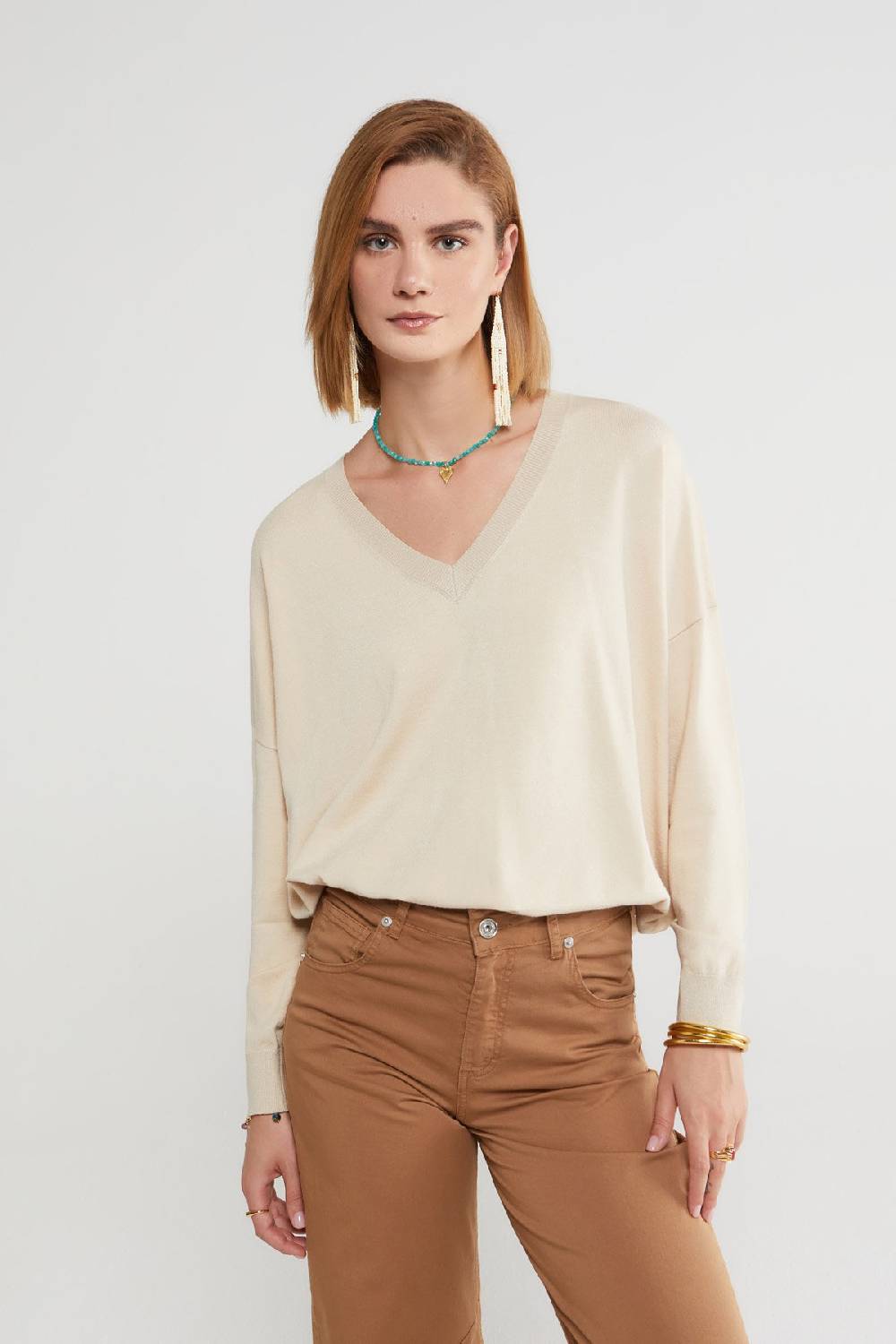 Ottod'Ame V-neck Sweater