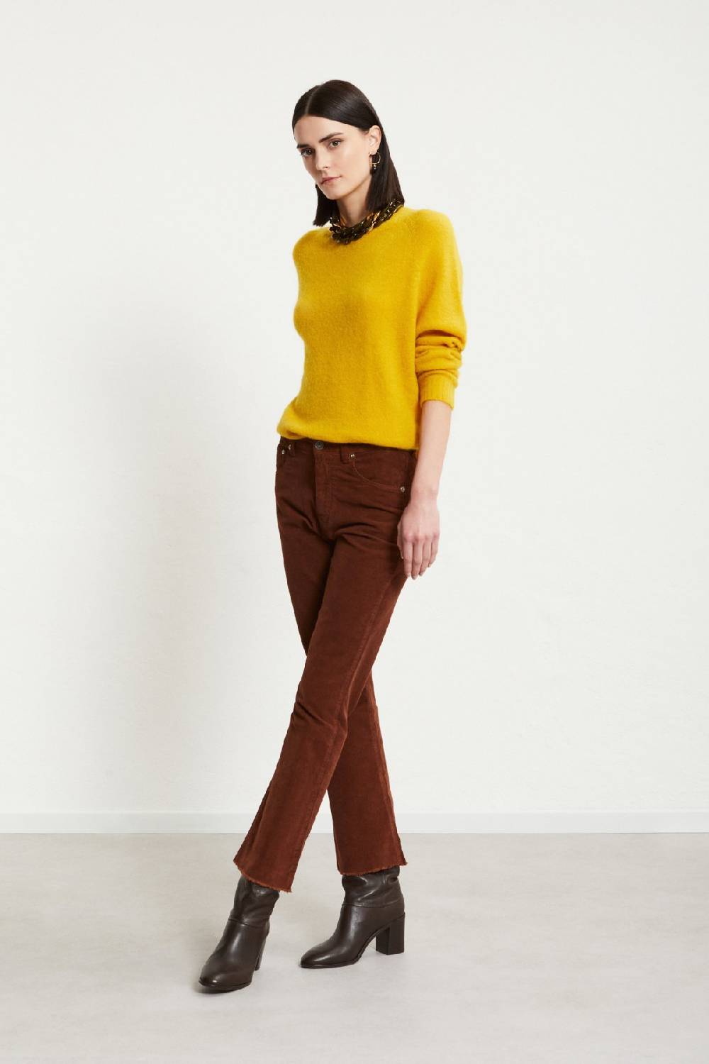 Ottod'Ame Velvet Anlke Lenght Trousers