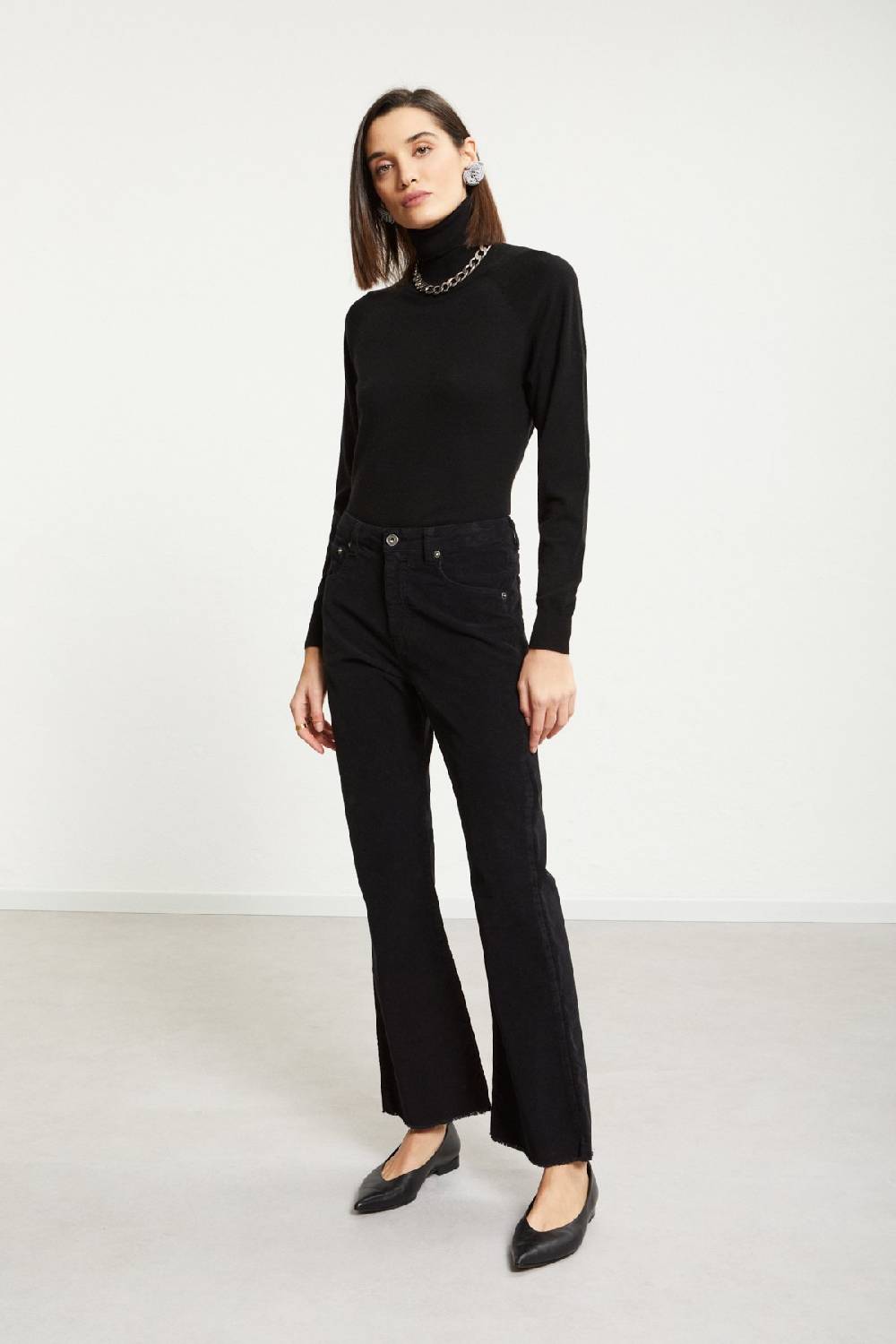 Ottod'Ame Velvet Anlke Lenght Trousers