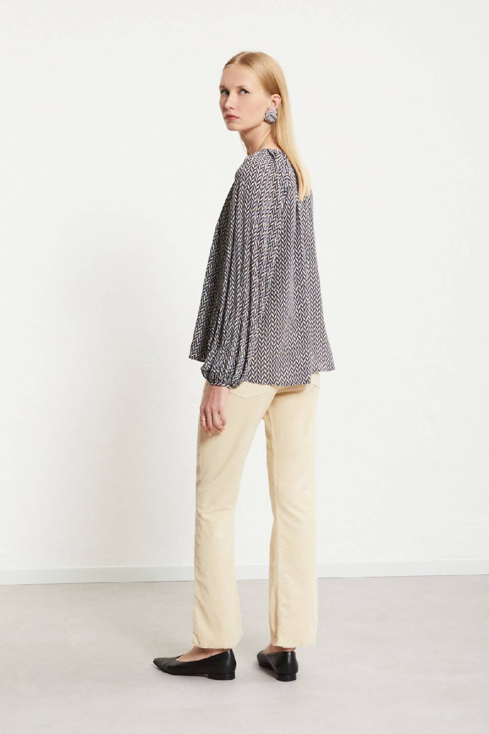 Ottod'Ame Velvet Anlke Lenght Trousers