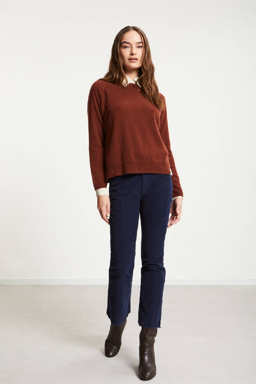 Ottod'Ame Velvet Anlke Lenght Trousers