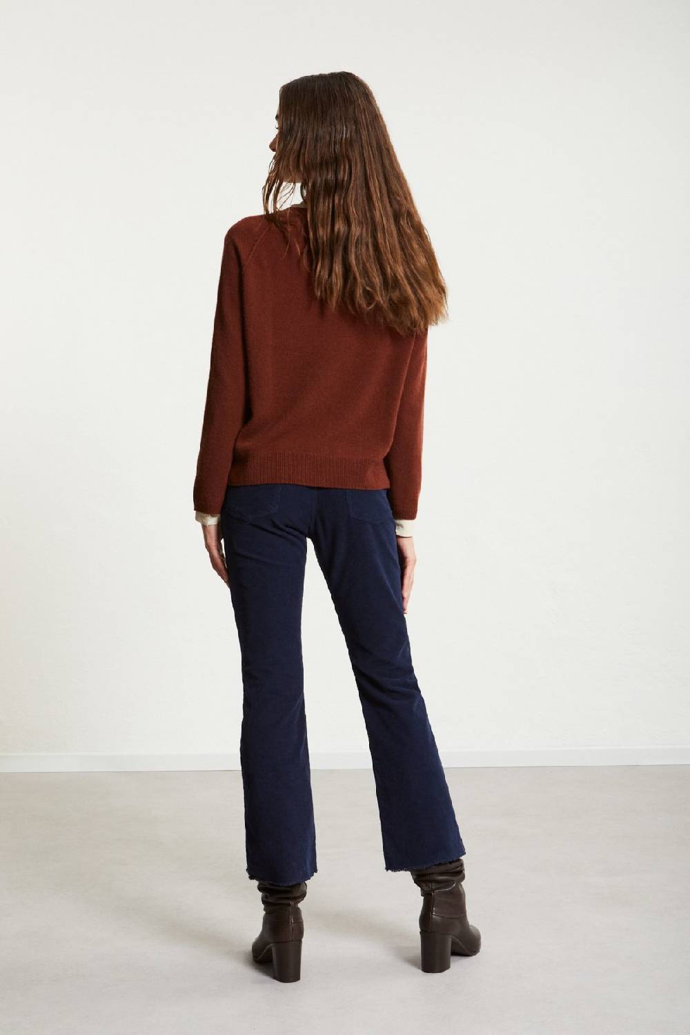 Ottod'Ame Velvet Anlke Lenght Trousers