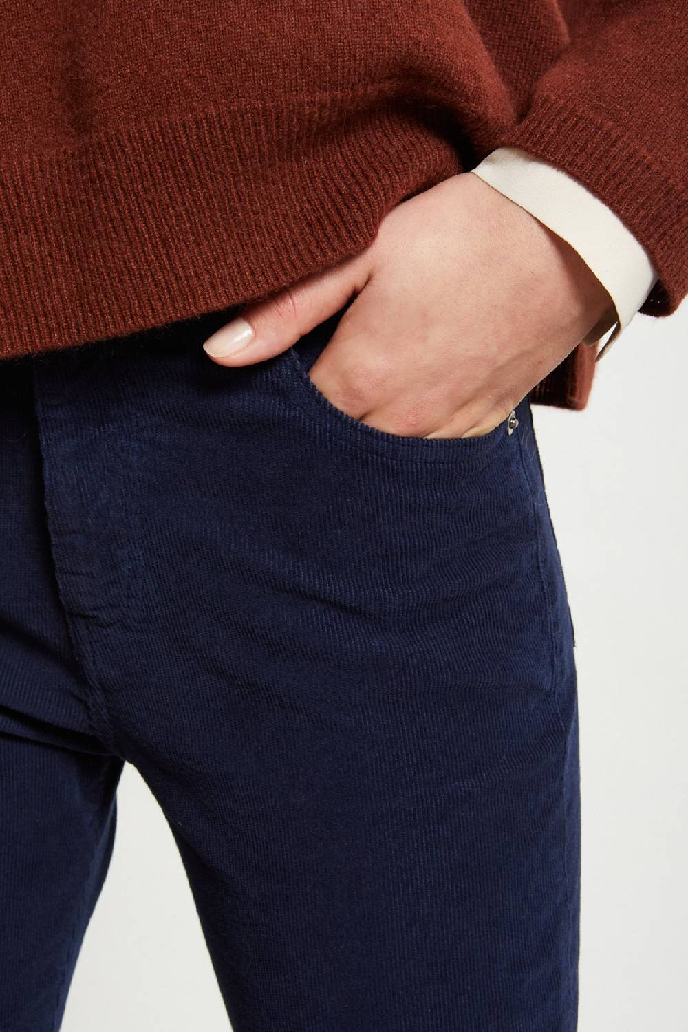 Ottod'Ame Velvet Anlke Lenght Trousers