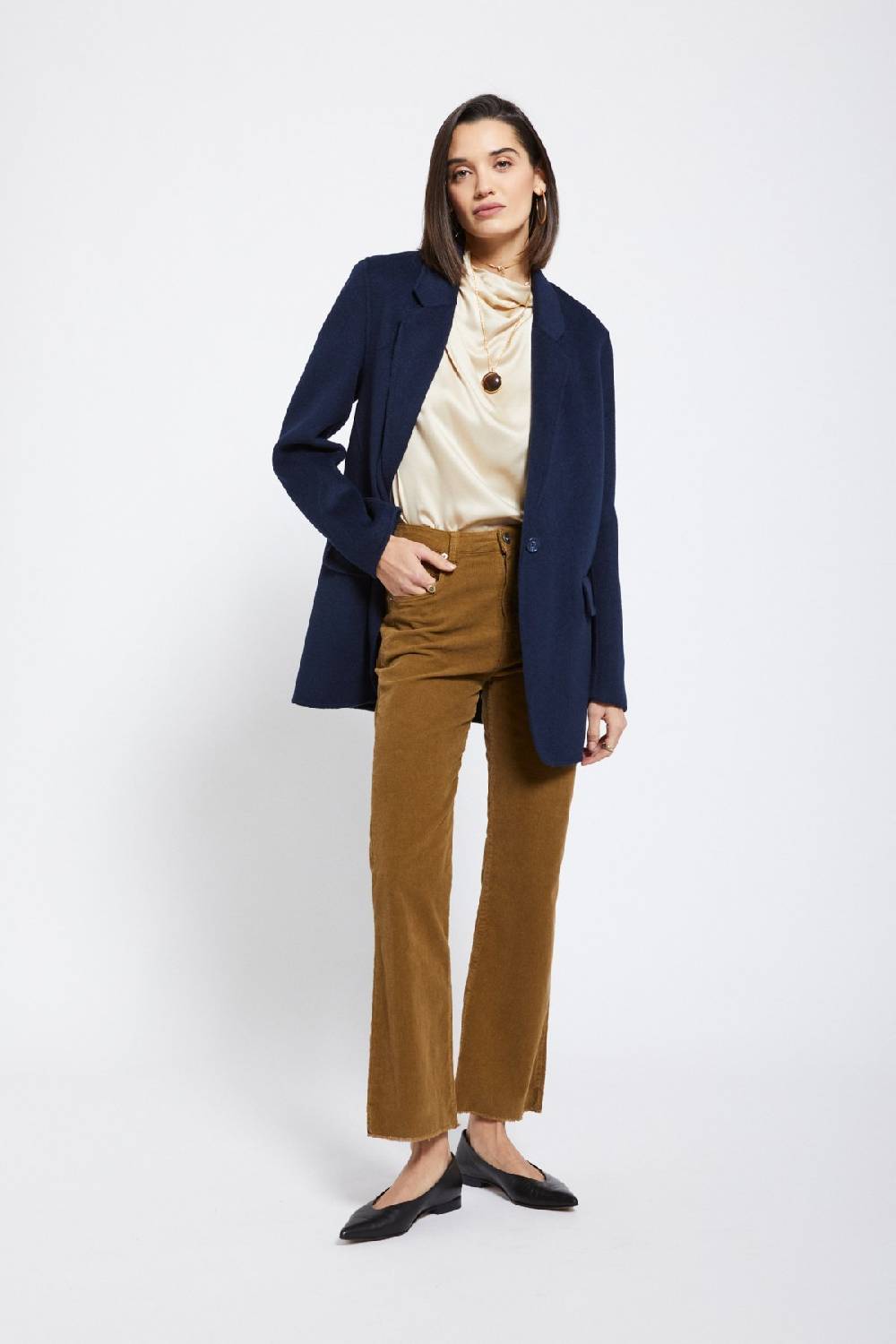 ottod'Ame Velvet anlke lenght trousers