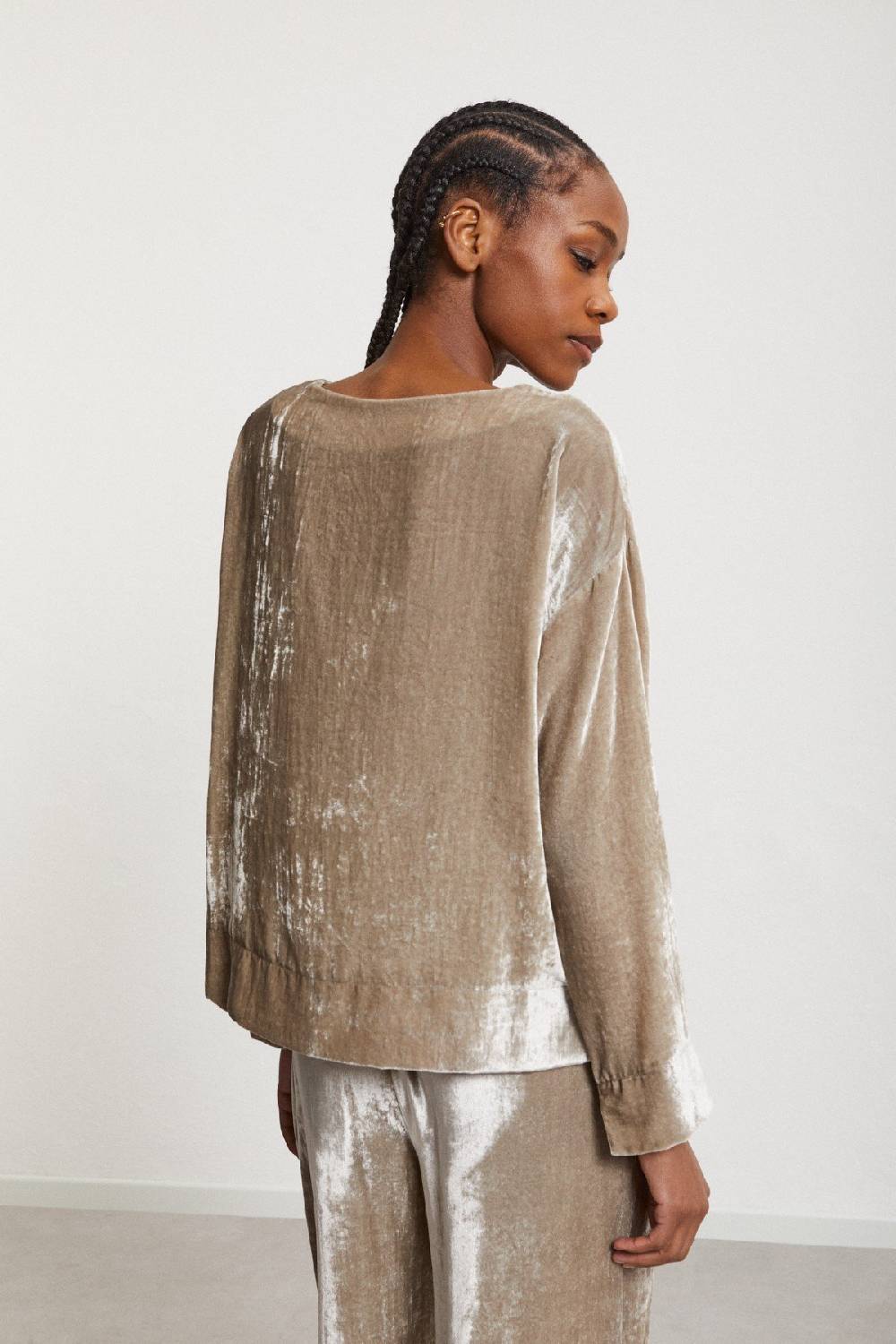 Ottod'Ame Velvet Blouse