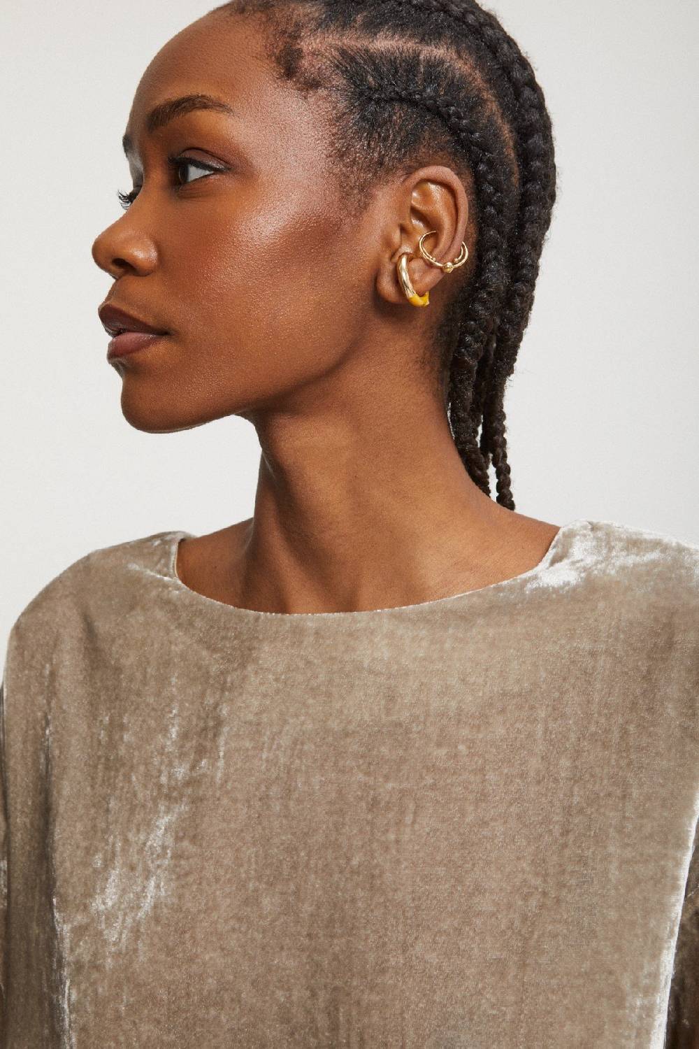 Ottod'Ame Velvet Blouse