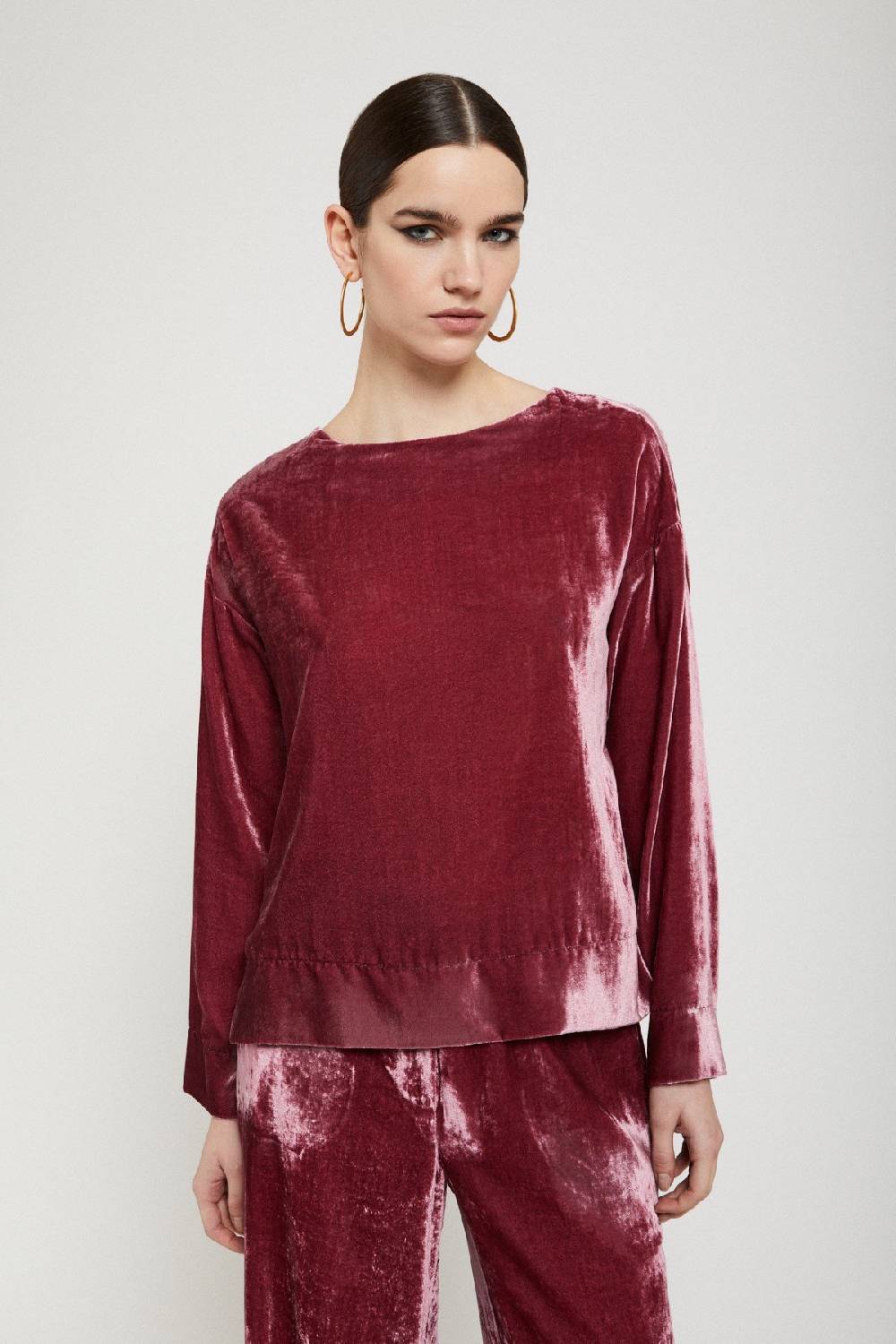 Ottod'Ame Velvet Blouse
