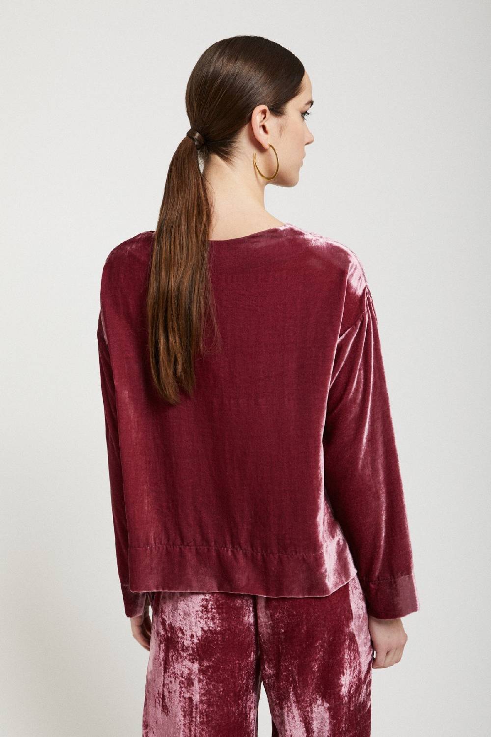 Ottod'Ame Velvet Blouse