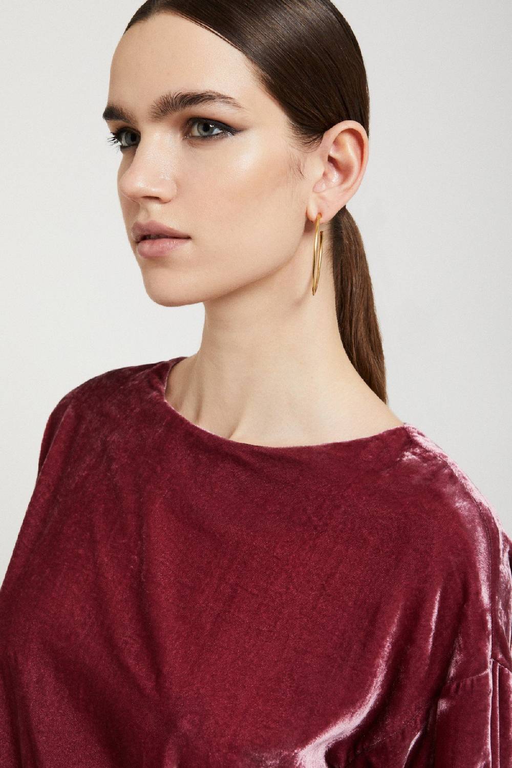 Ottod'Ame Velvet Blouse