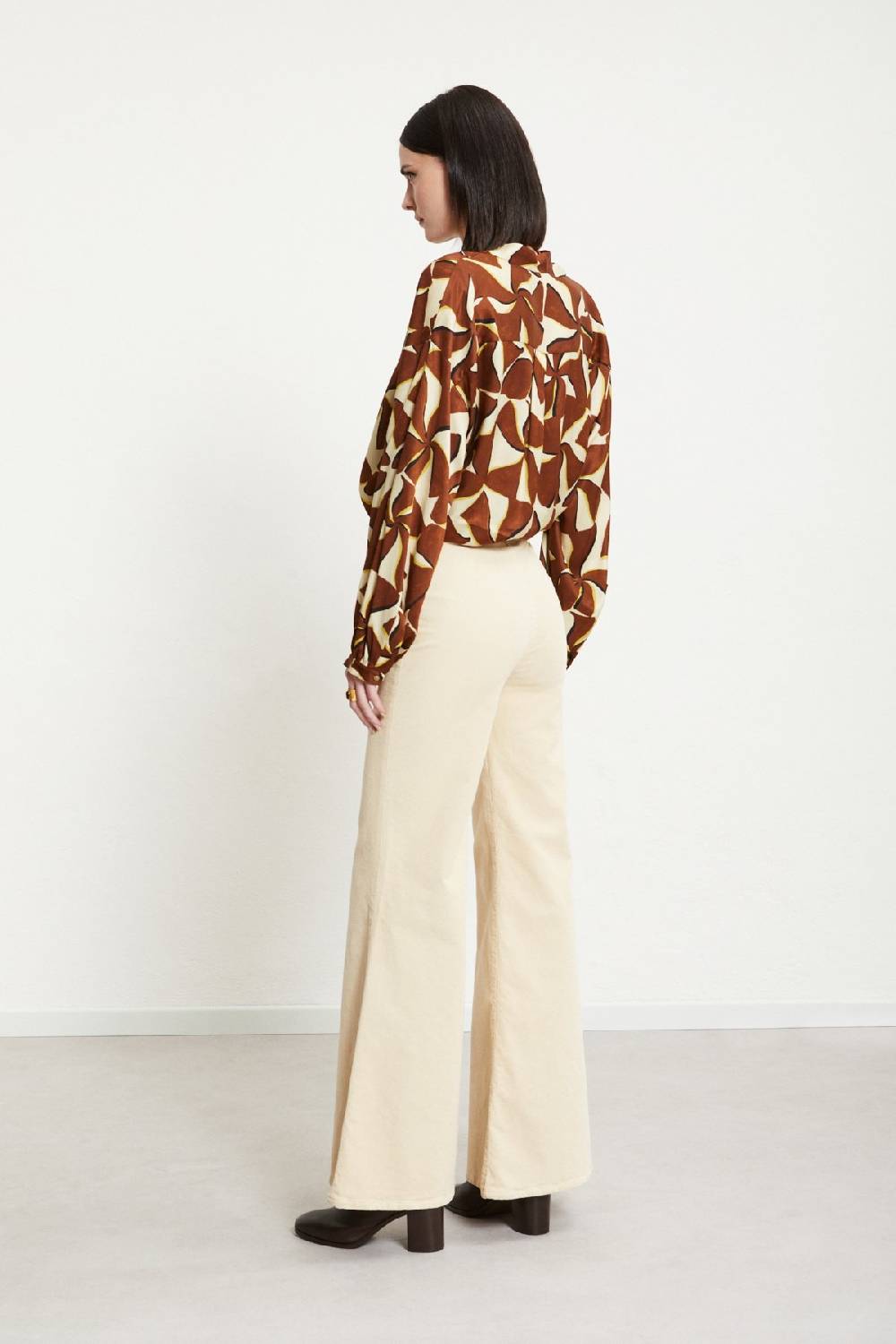 Ottod'Ame Velvet Flare Trousers