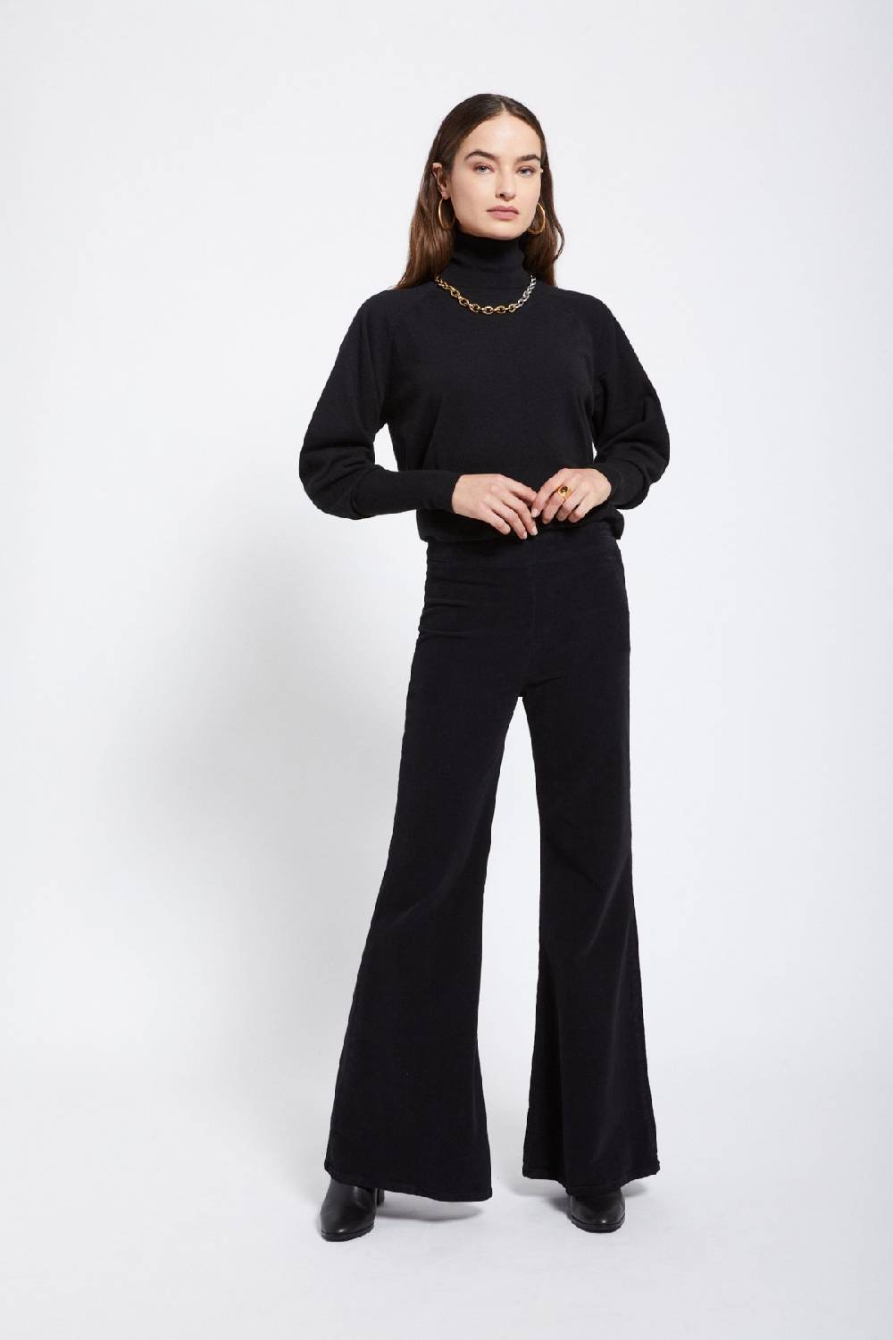 ottod'Ame Velvet flare trousers