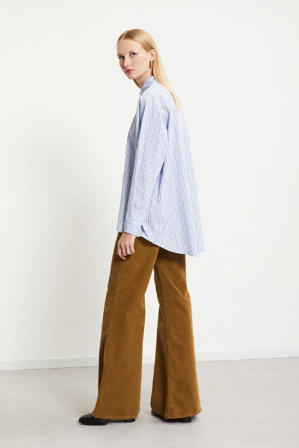 Ottod'Ame Velvet Flare Trousers