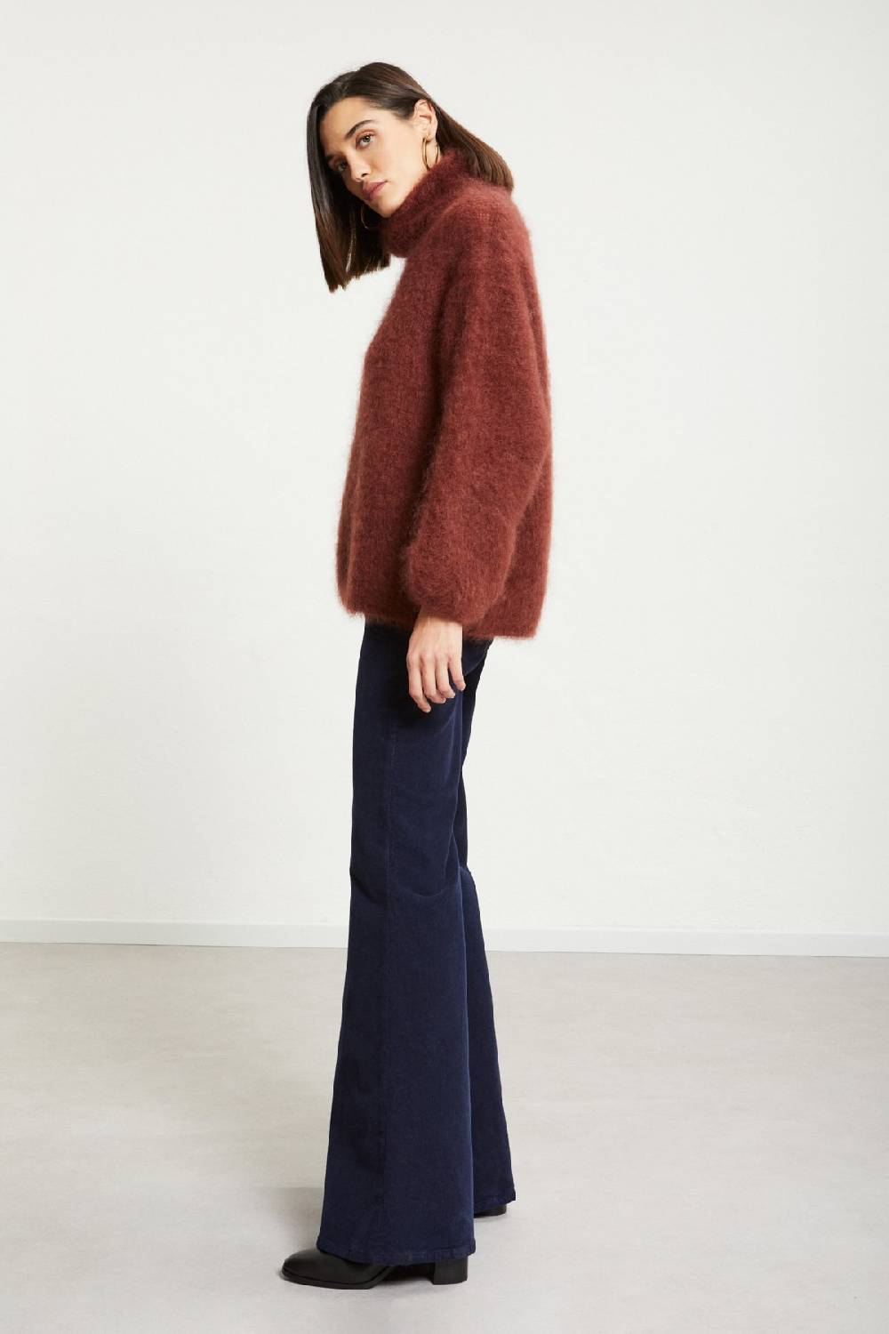 Ottod'Ame Velvet Flare Trousers