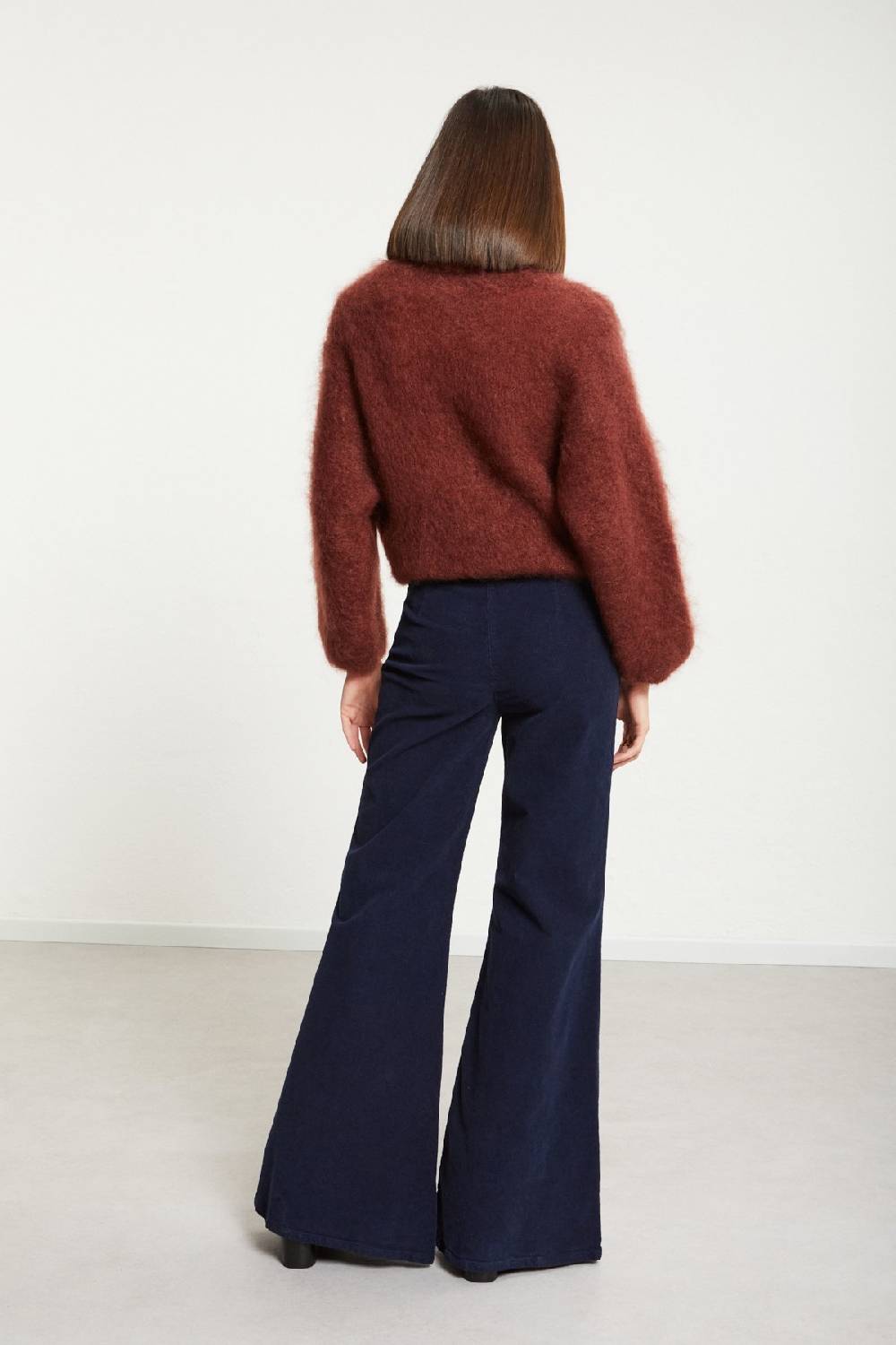 Ottod'Ame Velvet Flare Trousers