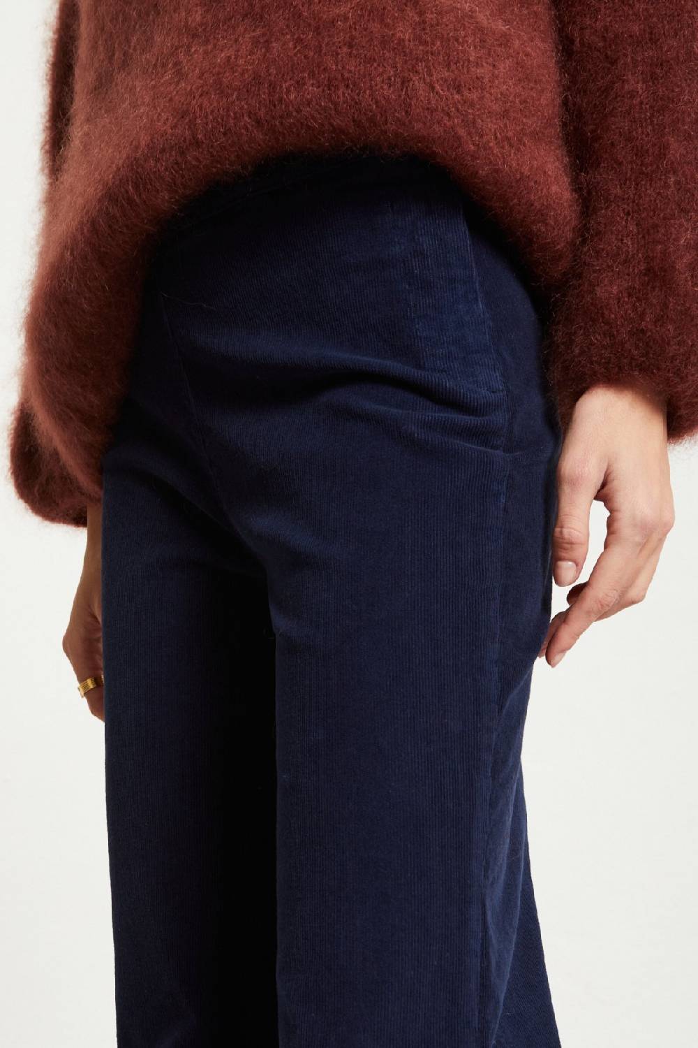 Ottod'Ame Velvet Flare Trousers