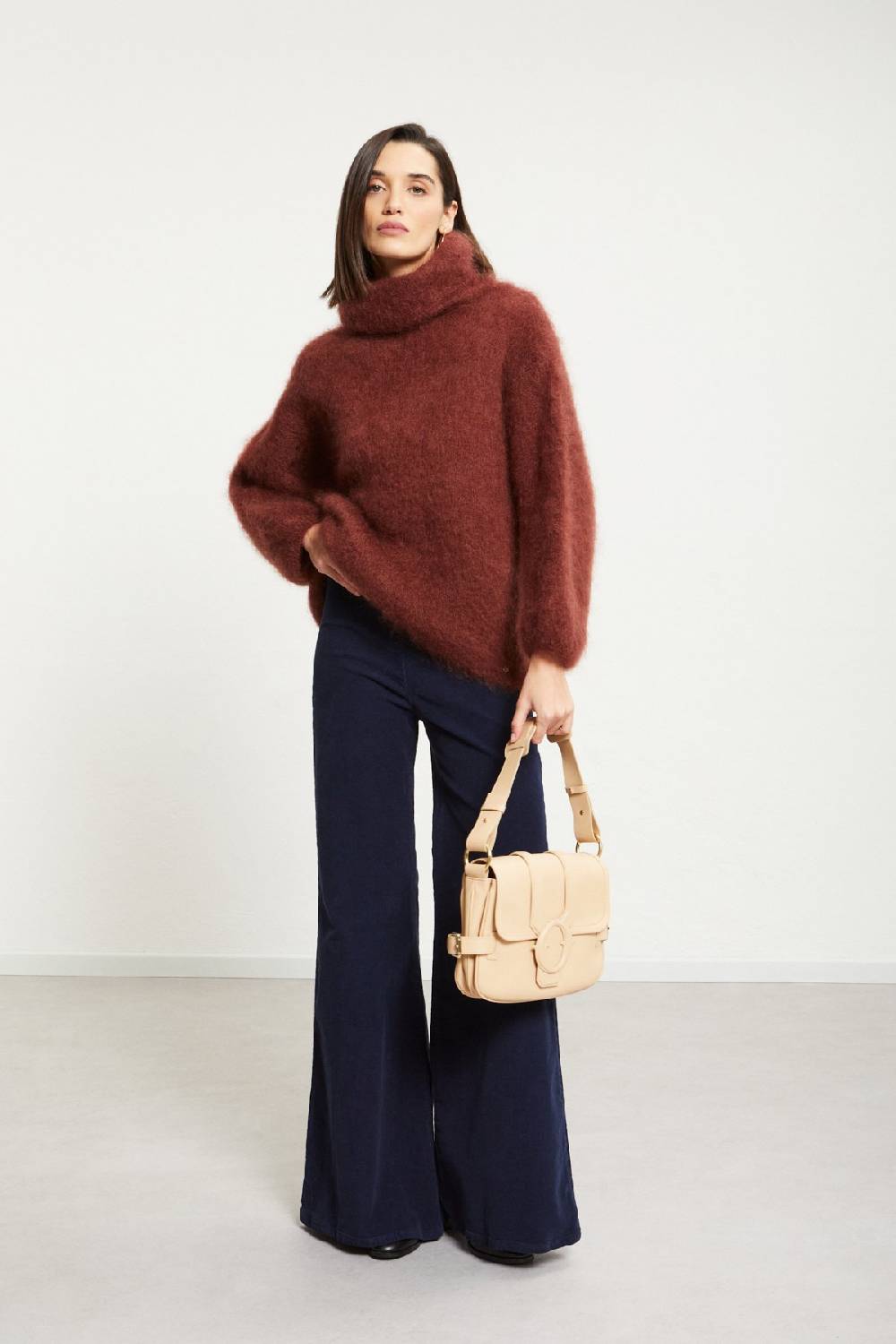 ottod'Ame Velvet flare trousers