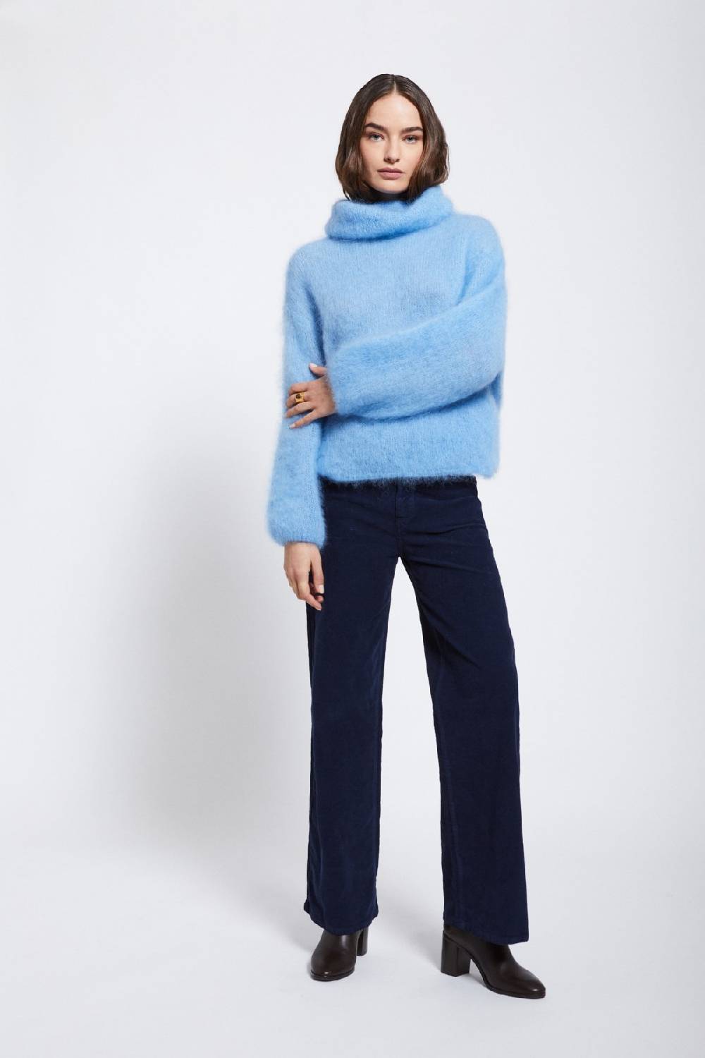 ottod'Ame Velvet palazzo trousers