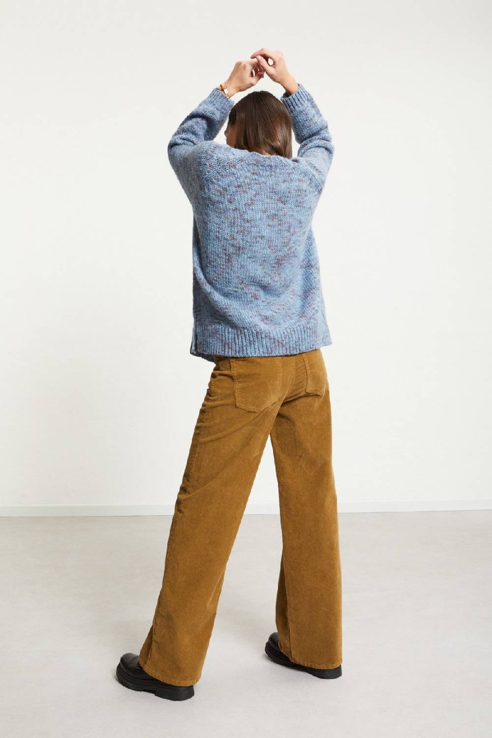 Ottod'Ame Velvet Palazzo Trousers