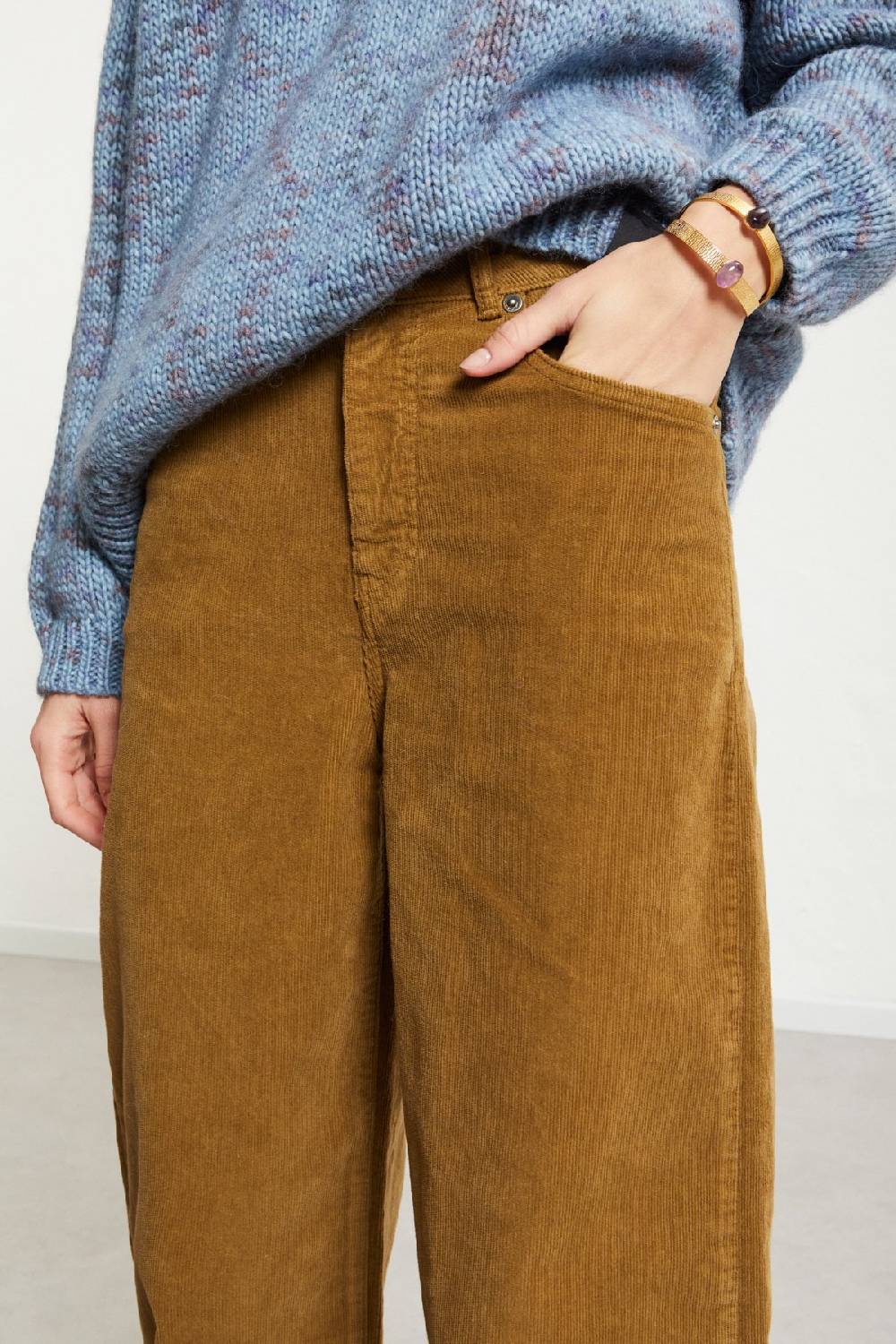 Ottod'Ame Velvet Palazzo Trousers