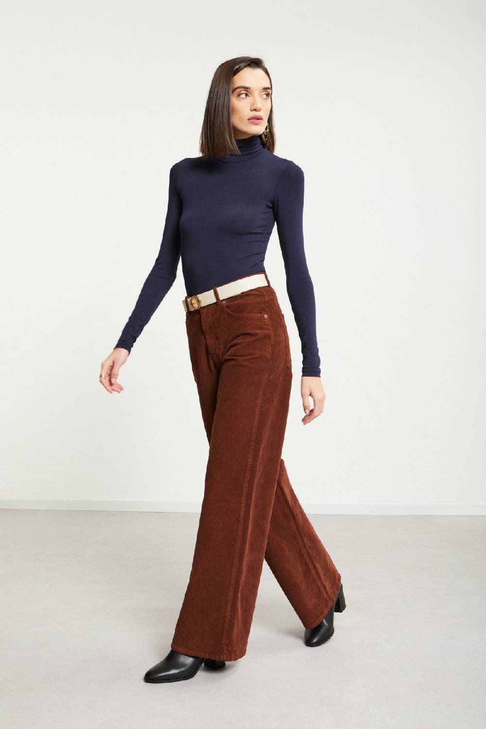 Ottod'Ame Velvet Palazzo Trousers