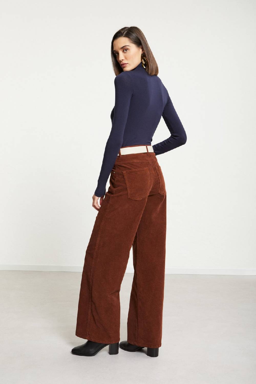 Ottod'Ame Velvet Palazzo Trousers