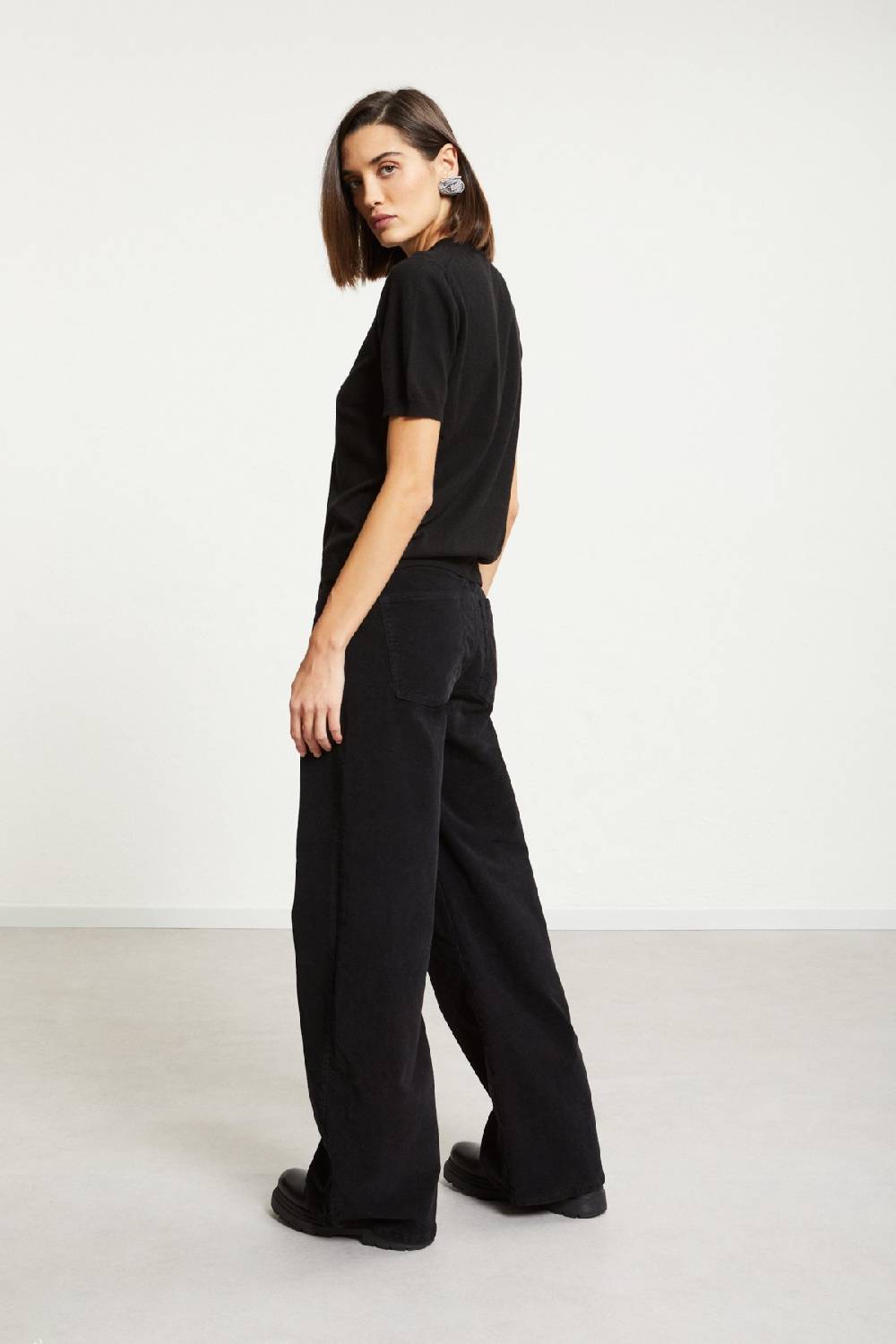 Ottod'Ame Velvet Palazzo Trousers