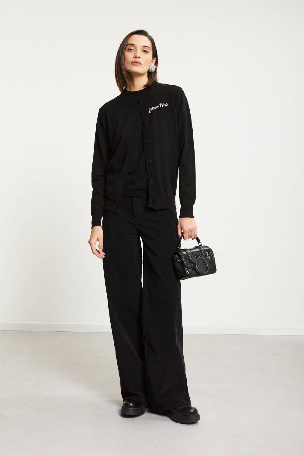 ottod'Ame Velvet palazzo trousers