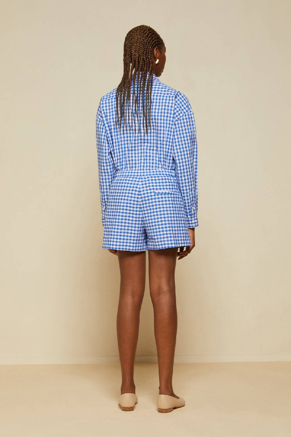 Ottod'Ame Vichy Cotton Shorts