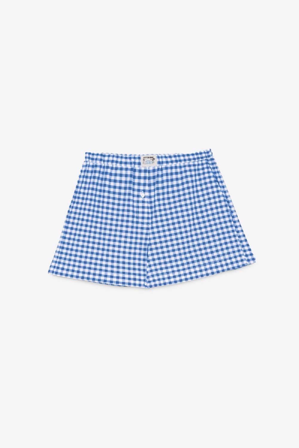 Ottod'Ame Vichy Cotton Shorts