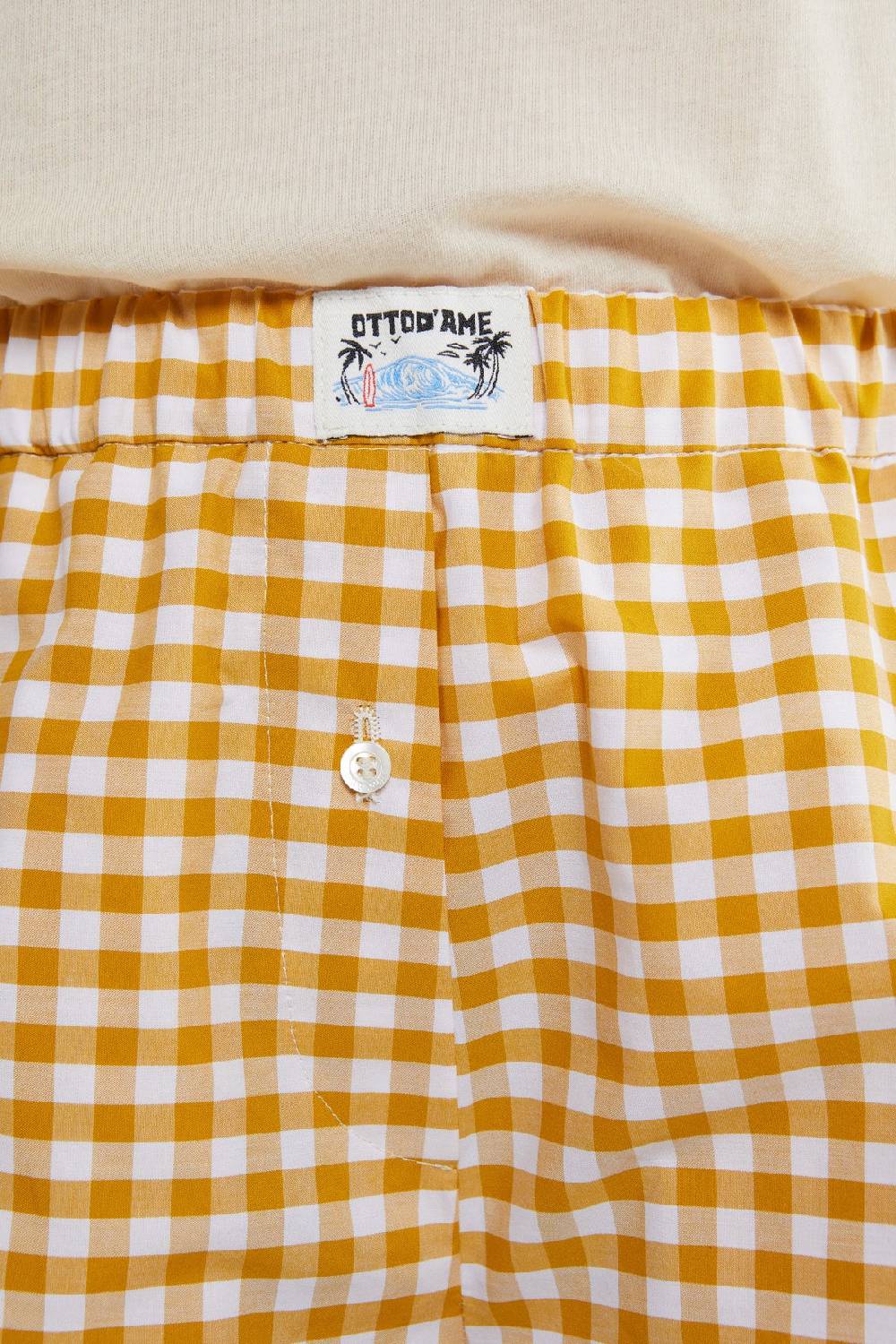 Ottod'Ame Vichy Cotton Shorts