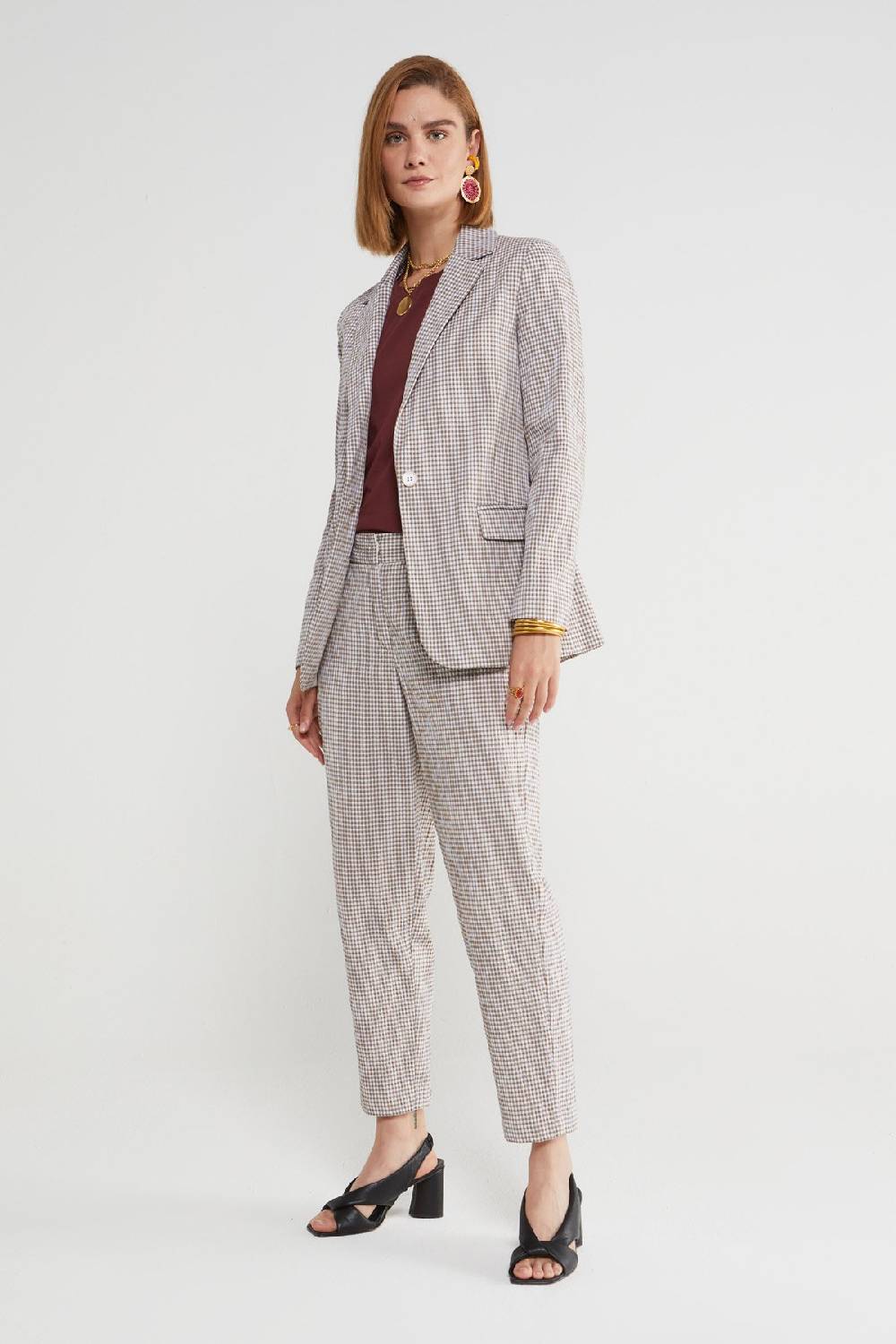 Ottod'Ame Vichy Trousers