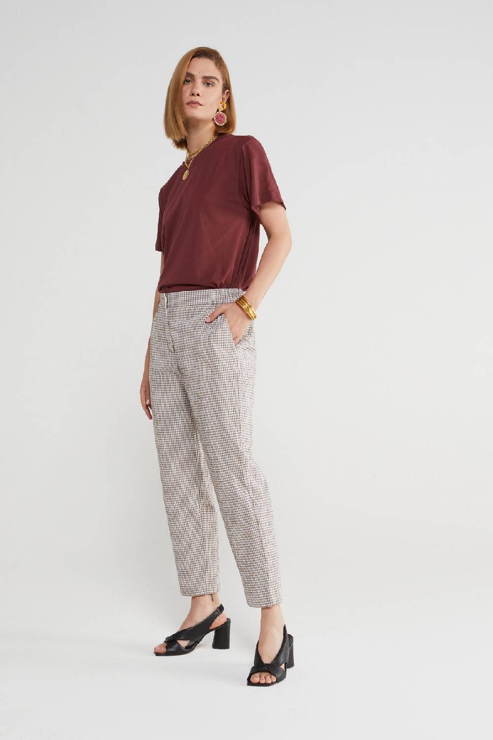 ottod'Ame Vichy trousers