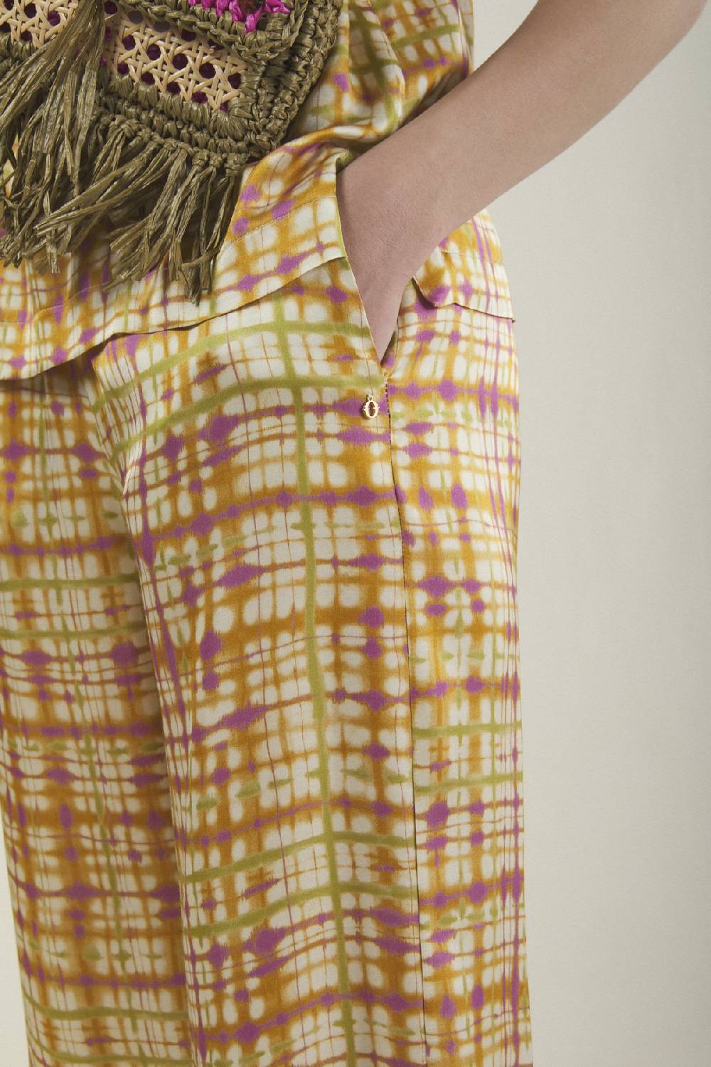 Ottod'Ame Viscosa Palazzo Trousers