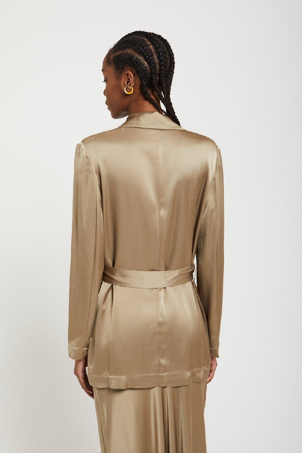 Ottod'Ame Viscose Blazer With Sash