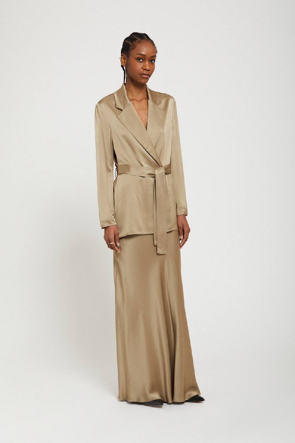 ottod'Ame Viscose blazer with sash