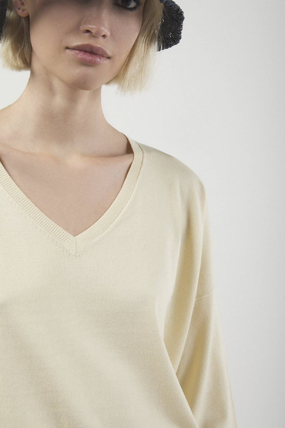 Ottod'Ame Viscose Blend Smooth Sweater