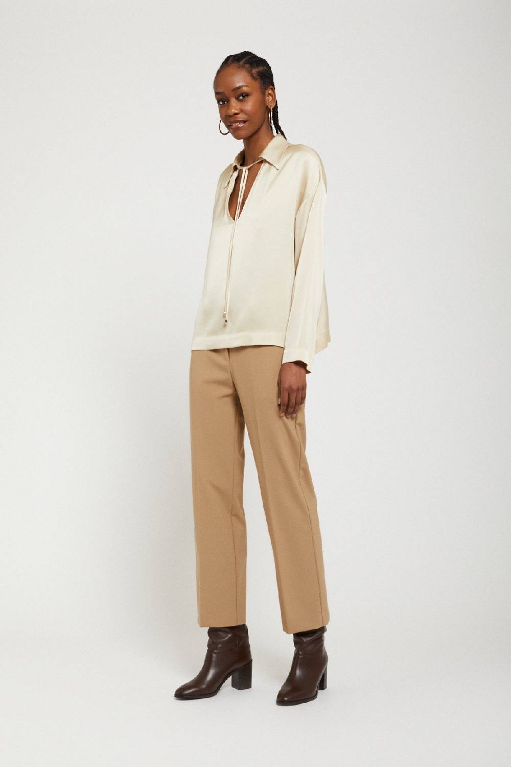 ottod'Ame Viscose blouse with drawstring