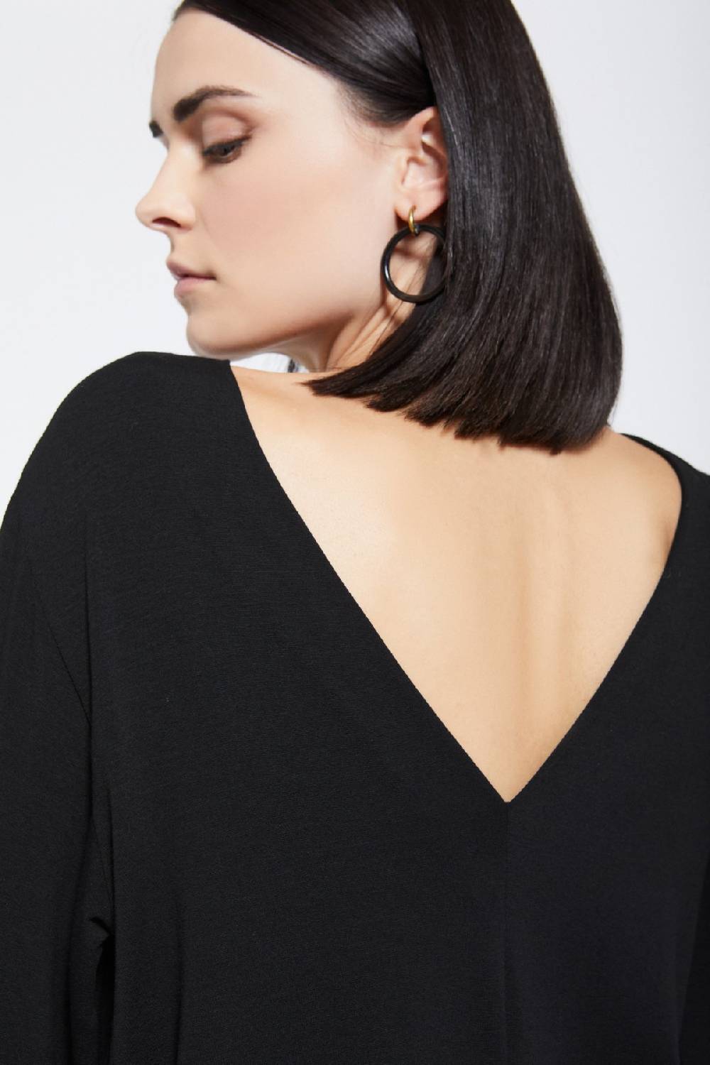 Ottod'Ame Viscose Blouse With Flared Sleeves