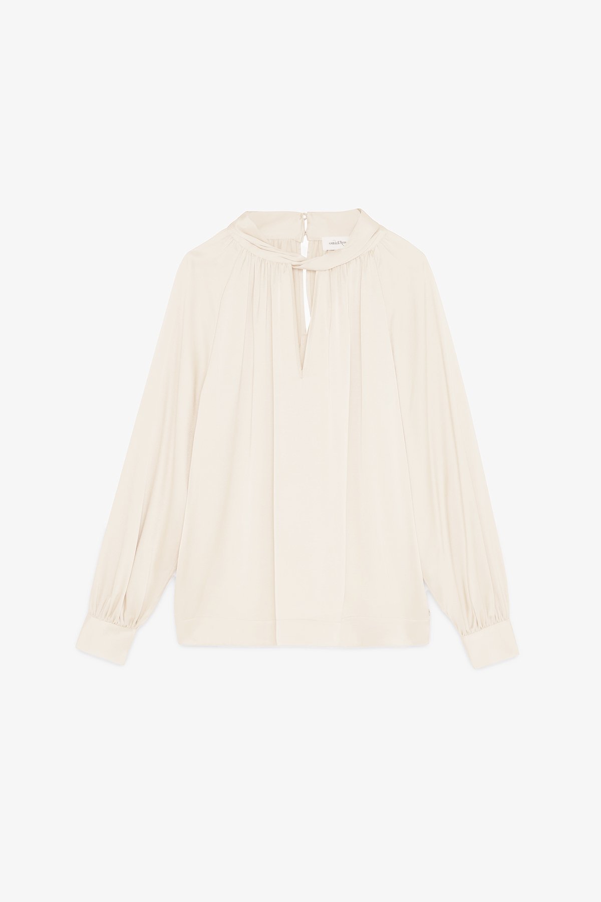 Ottod'Ame Viscose Blouse With Knot