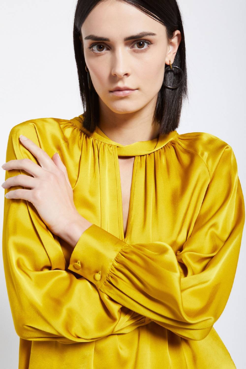 Ottod'Ame Viscose Blouse With Knot