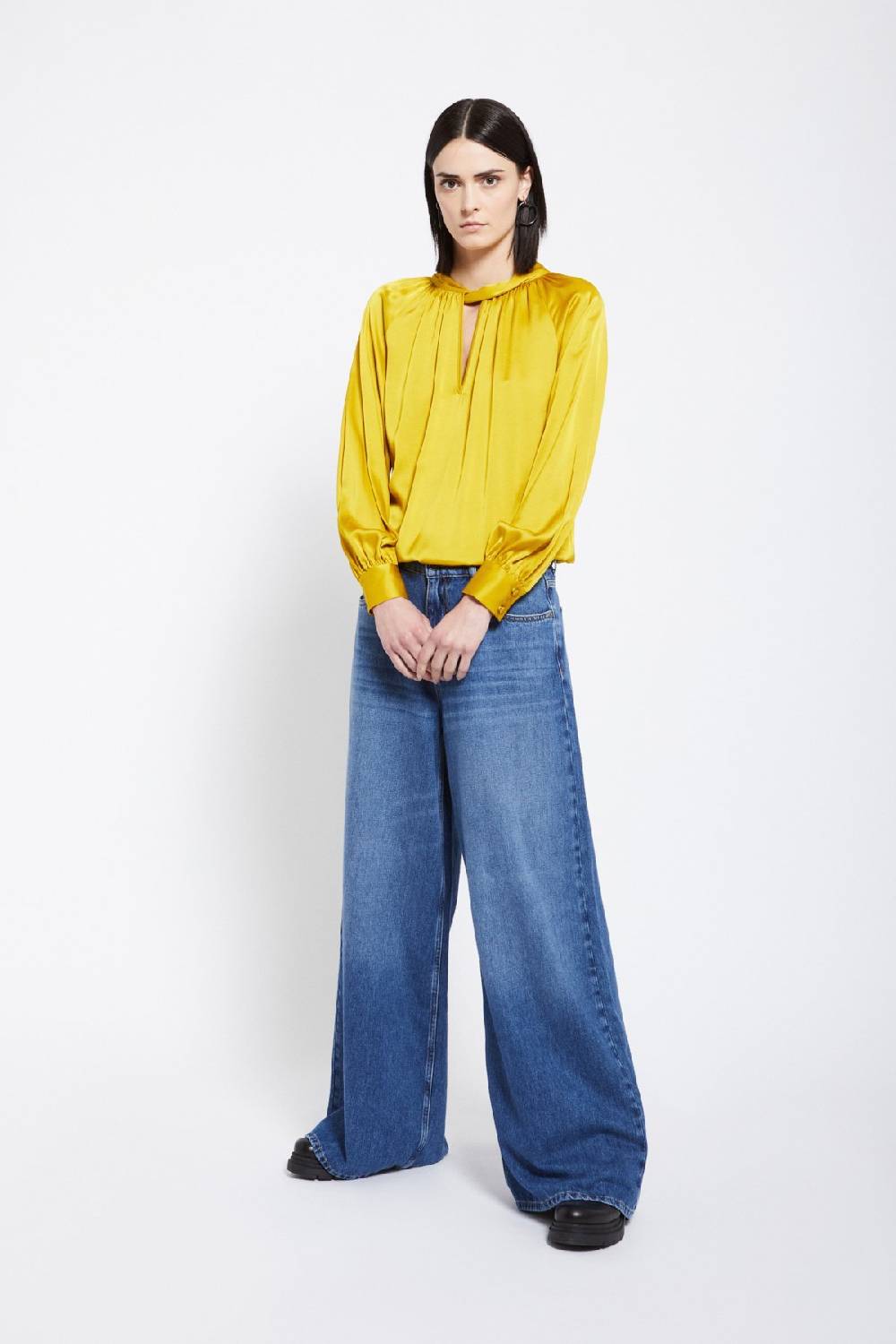 ottod'Ame Viscose blouse with knot