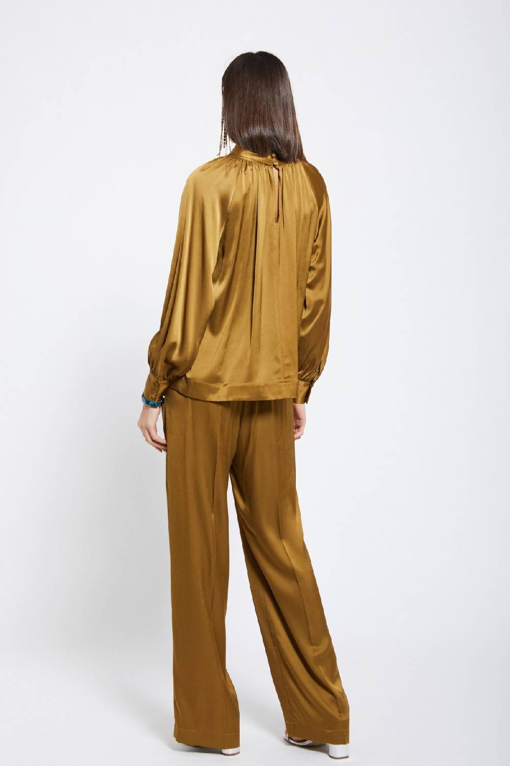 Ottod'Ame Viscose Blouse With Knot