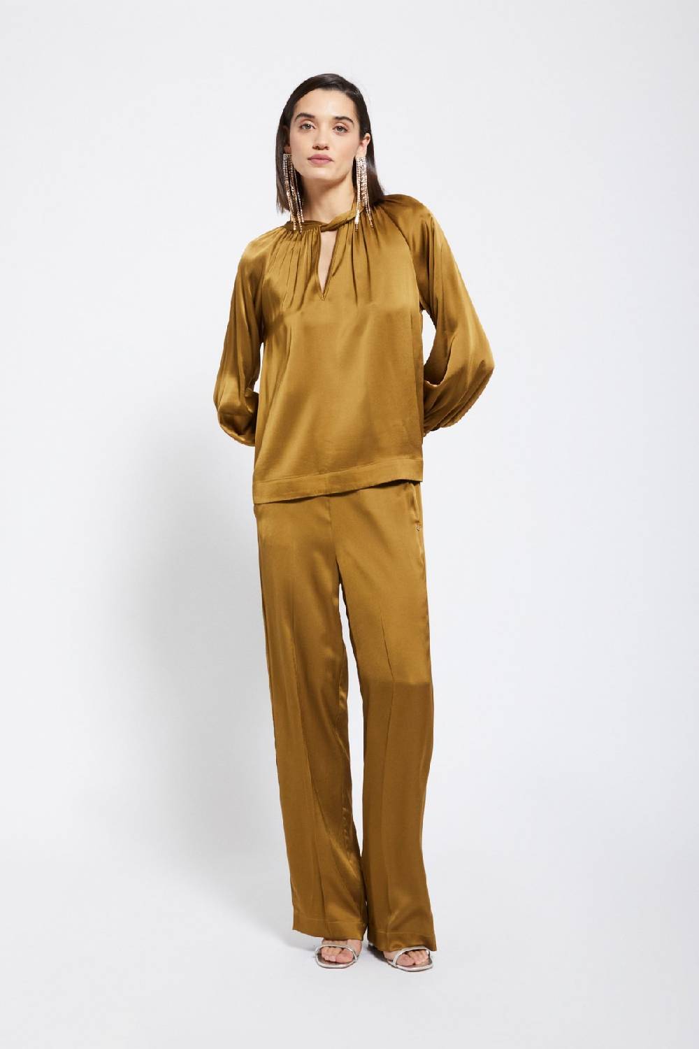 ottod'Ame Viscose blouse with knot