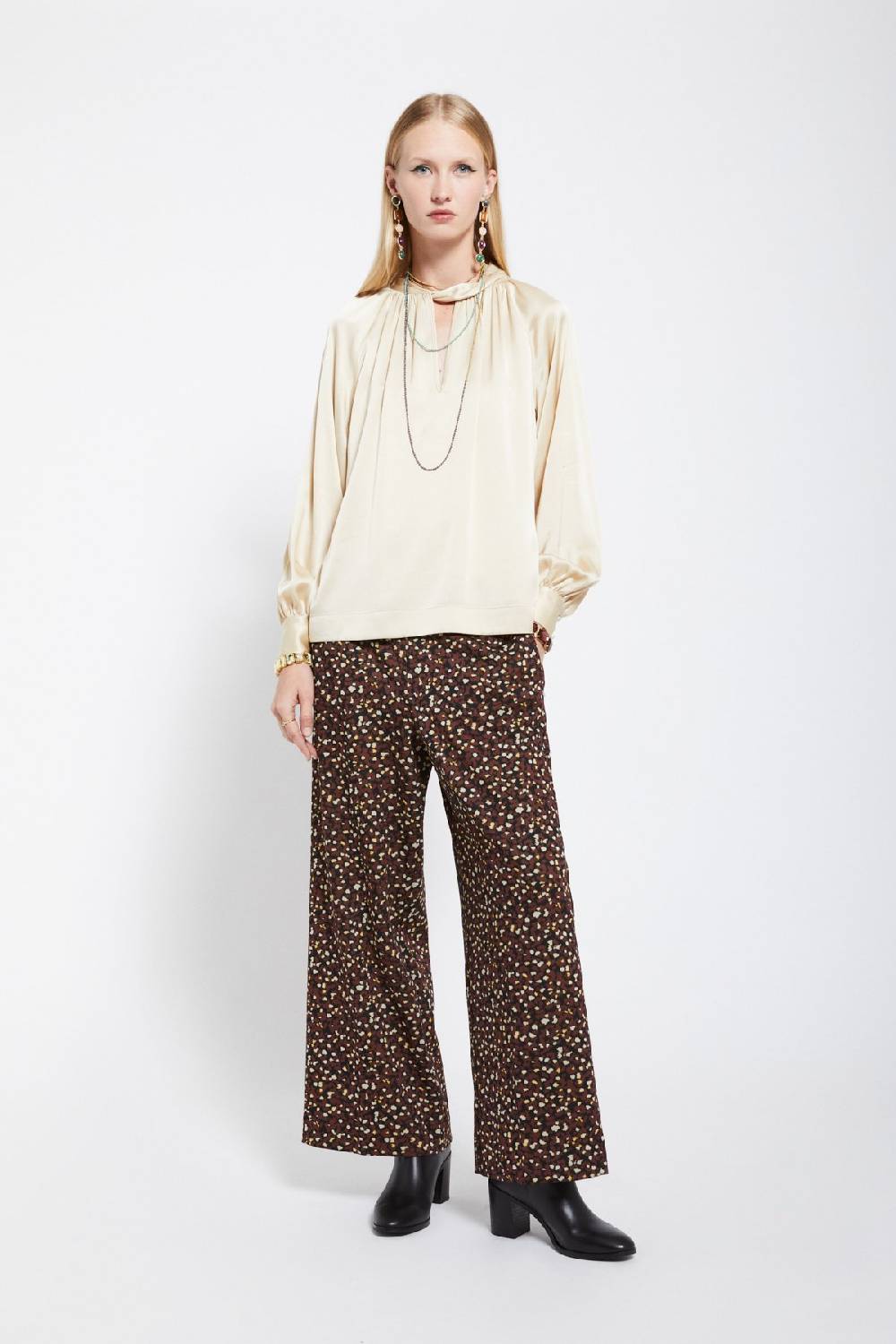 ottod'Ame Viscose blouse with knot